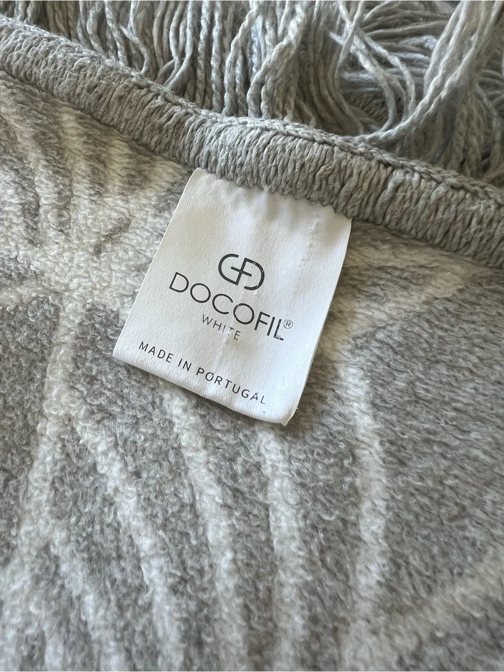 Cozy Cream Floral Fringe Throw Blanket